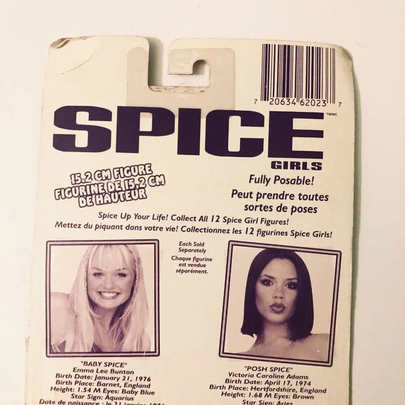 Vintage 1998 Scary Spice Girls 6 Inch Tall Action Figure Doll Mel B Damaged - Picture 6 of 13